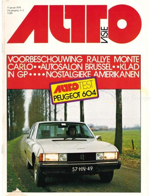 1980 AUTOVISIE MAGAZINE 02 NEDERLANDS, Boeken, Auto's | Folders en Tijdschriften