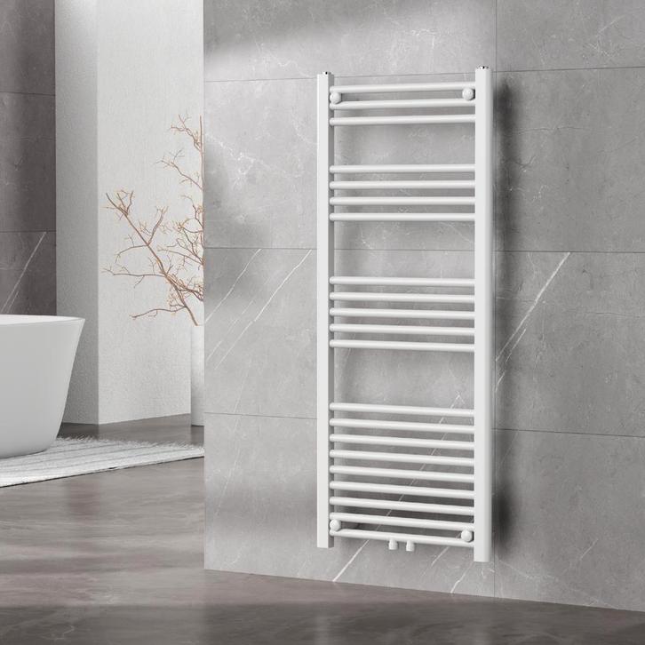 [neu.haus] Handdoekradiator Voss 120x50x3 cm wit, Doe-het-zelf en Verbouw, Verwarming en Radiatoren, Verzenden
