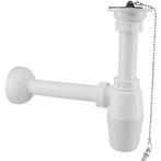 Riko Plugbekersifon - 5/4inch x 32mm - PVC - Wit, Doe-het-zelf en Verbouw, Sanitair, Ophalen of Verzenden, Nieuw