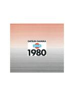 1980 DATSUN PROGRAMMA BROCHURE NEDERLANDS, Nieuw, Nissan, Author