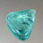 Blauw, Groen Aquamarijn - 77.31 ct - Asian Institute of, Sieraden, Tassen en Uiterlijk, Edelstenen, Nieuw