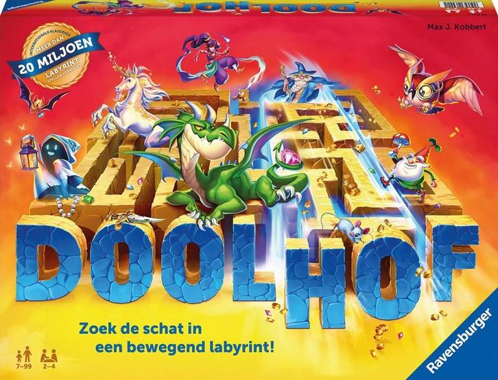 Doolhof | Ravensburger - Kinderspellen, Hobby en Vrije tijd, Gezelschapsspellen | Bordspellen, Nieuw, Verzenden