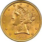 Gouden $ 5 Liberty Head (diverse jaren)