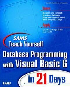 Sams teach yourself database programming with Visual Basic 6, Boeken, Taal | Engels, Gelezen, Verzenden