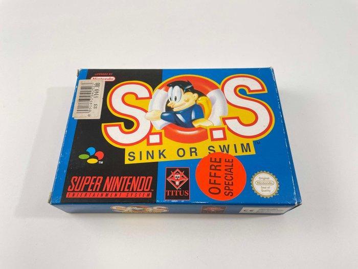 Nintendo - Snes - Super Nintendo Sink or Swim EUR -, Spelcomputers en Games, Spelcomputers | Overige Accessoires