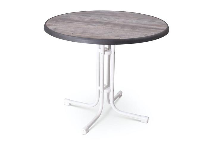 Terrastafel Hawaii | Blad 85cm, Tuin en Terras, Tuintafels, Nieuw, Kunststof, Rond, Ophalen of Verzenden