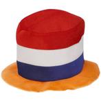 Hoge Hoed Gestreept Rood-Wit-Blauw-Oranje, Ophalen of Verzenden, Nieuw