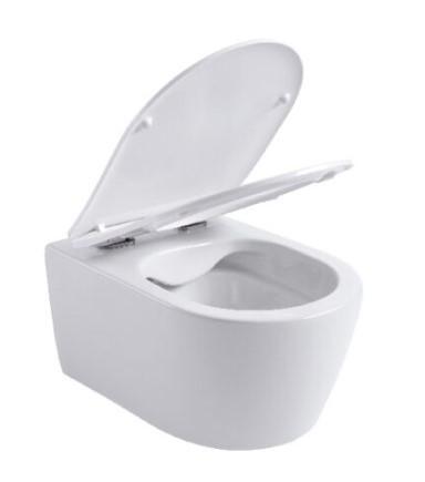 Spoelrandvrij wandcloset 49 x 36 cm met soft close zitting, Doe-het-zelf en Verbouw, Sanitair, Bad, Nieuw, Ophalen of Verzenden