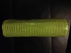Decomesh metallic limoengroen 26 cm rol 9 meter voor kransen, Ophalen of Verzenden, Nieuw