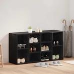 vidaXL Schoenenbank Anders Zwart eiken 103 x 30 x 54,5 cm, Verzenden, Nieuw