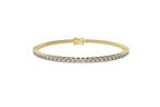 Tennis armband - 14 karaat Geel goud - 3.33ct. tw. Diamant