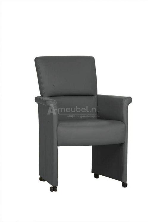 Eetkamerstoel Yfke - eetkamerstoelen - Grijs, Huis en Inrichting, Stoelen, Grijs, Nieuw, Stof