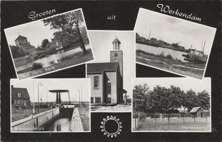 WERKENDAM - Meerluik Groeten uit Werkendam, Verzamelen, Ansichtkaarten | Nederland, Verzenden