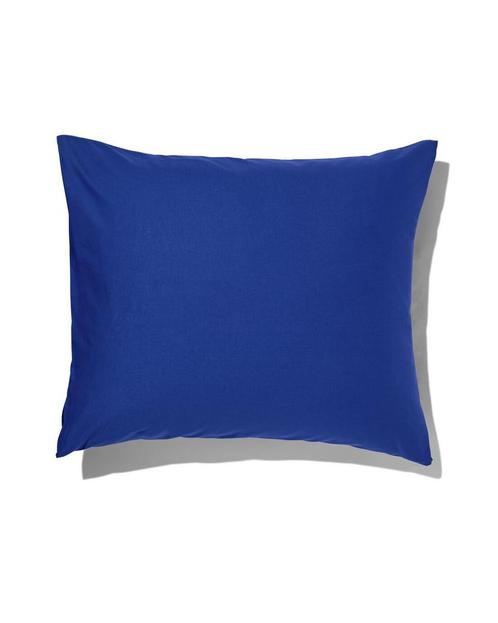 HEMA Kussensloop zacht katoen 60x70 kobalt blauw korting, Huis en Inrichting, Slaapkamer | Beddengoed, Nieuw, Verzenden