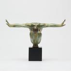 sculptuur, NO RESERVE PRICE - Bronze Sculpture of a Olympic