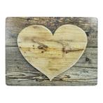 placemat hart hout 30x40cm (4), Huis en Inrichting, Woonaccessoires | Overige, Verzenden, Nieuw
