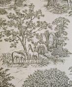 Toile de Jouy Landelijk stoffen met paarden -300x280cm-