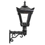 Wandlamp gietijzer - Victoriaans - met kasteelarm - zwart, Ophalen of Verzenden, Nieuw