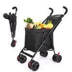 Opvouwbare Boodschappentrolley Lichtgewicht en Draagbaar, Verzenden, Nieuw