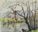 Paul Emile Pissarro (1884-1972) - Village au bord de leau