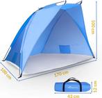 TRESKO® strandscherm incl. draagtas | strandtent met uv-besc, Verzenden, Nieuw