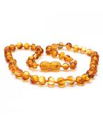 Barnsteen kinder kettinkje - honey (38 cm), Sieraden, Tassen en Uiterlijk, Armbanden, Nieuw