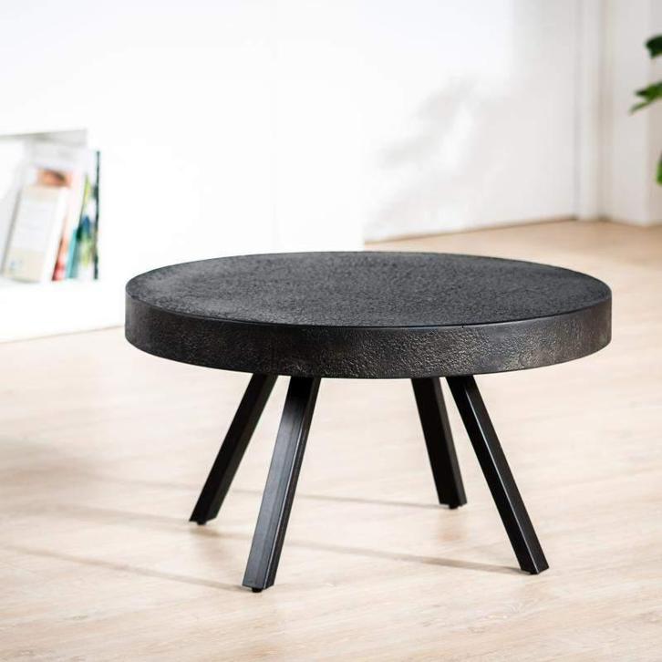 Salontafel Lava - MAGAZIJN OPRUIMING - Zwart - magazijn o..., Huis en Inrichting, Complete eetkamers, Nieuw