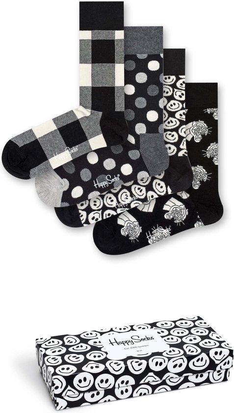 Happy Socks Black & white giftbox - Maat 41-46, Kleding | Heren, Sokken en Kousen, Verzenden