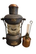 Ahlemann & Schlatter - Petroleumlamp - T0569 - Koper,, Antiek en Kunst
