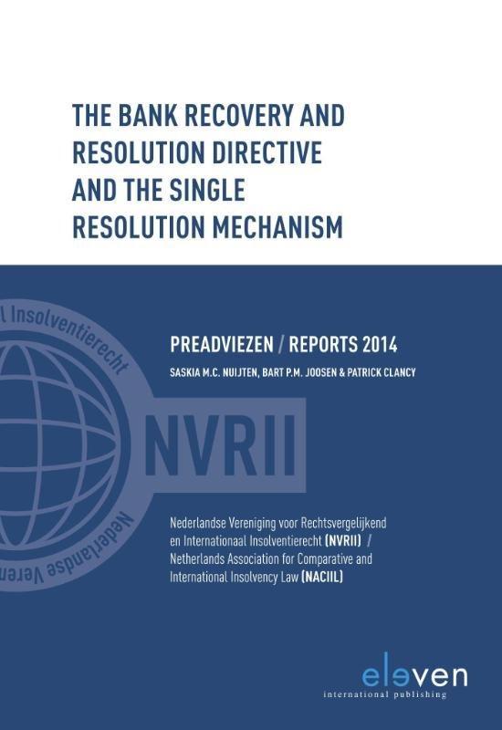 9789462367166 The Bank Recovery and Resolution Directive ..., Boeken, Studieboeken en Cursussen, Nieuw, Verzenden