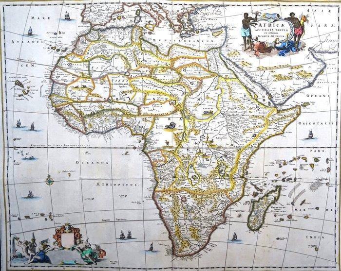 Afrika - Afrika; Olfert Dapper / Jacob Van Meurs - Africae, Boeken, Atlassen en Landkaarten