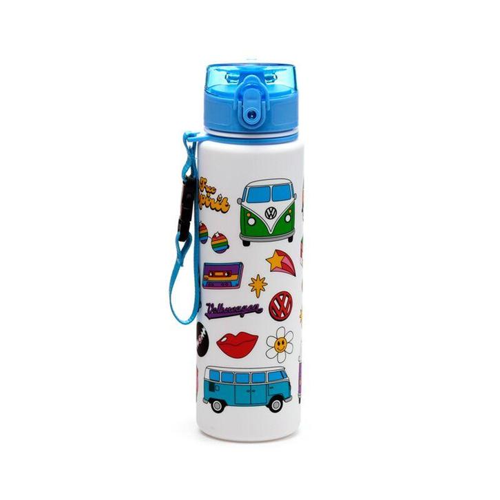 Drinkfles - Volkswagen Busjes Retro Free Spirit - Ecozen - P, Sport en Fitness, Overige Sport en Fitness, Nieuw, Ophalen of Verzenden
