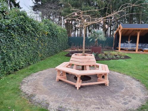 tuinbank om boom DOUGLAS HOUT, Tuin en Terras, Tuinbanken, Nieuw, Hout, Ophalen of Verzenden