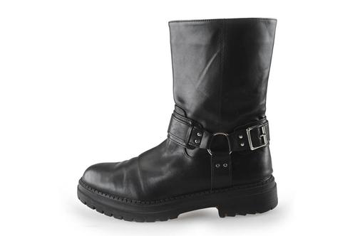 Poelman Biker boots in maat 42 Zwart | 10% extra korting, Kleding | Dames, Schoenen, Zwart, Zo goed als nieuw, Overige typen, Verzenden