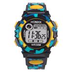 Fako - Kinderhorloge - Honhx Camouflage Army - Geel, Sieraden, Tassen en Uiterlijk, Horloges | Kinderen, Verzenden, Nieuw