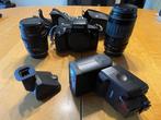 Canon EOS 750 + 35-105mm + 70-210mm + Blitz + Filter |, Audio, Tv en Foto, Fotocamera's Analoog, Nieuw