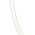 Gouden anker collier 14 kt, Sieraden, Tassen en Uiterlijk, Kettingen, Ophalen of Verzenden, Nieuw