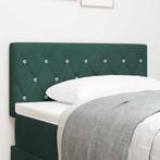 vidaXL Fluwelen Hoofdbord Geruit Donkergroen 100 cm Fluweel, Verzenden, Nieuw, Groen, Stof