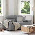 vidaXL 2-zitsbank 120 cm stof lichtgrijs, Verzenden, Nieuw, Tweepersoons, Stof