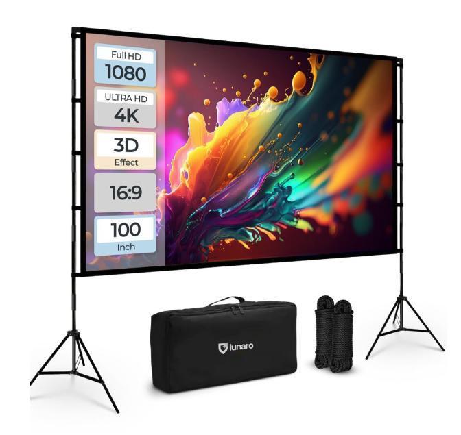 Opzoek naar een voordelig Projectiescherm? Nu bij Retourkoop, Audio, Tv en Foto, Projectieschermen, Zo goed als nieuw, Handmatig