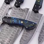 Keukenmes - Chefs knife - Hars, zwart g 10 en gevouwen, Antiek en Kunst