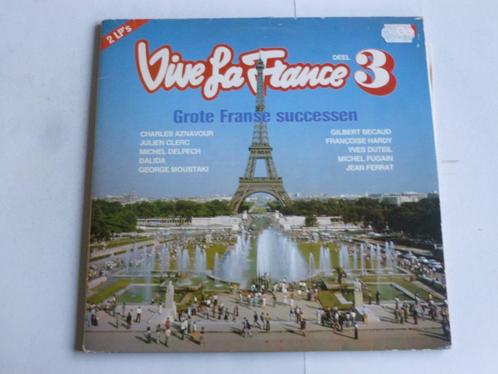 Vive La France Deel 3 -  grote Franse Successen (2 LP), Cd's en Dvd's, Vinyl | Verzamelalbums, Verzenden