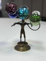 Drinkservies voor 6 - Brons - Bronzen steun met 25, Antiek en Kunst