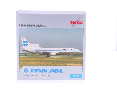 Schaal 1:500 Herpa 504911 Pan Am L-1011 TriStar Herpa Wi..., Hobby en Vrije tijd, Modelbouw | Vliegtuigen en Helikopters, Gebruikt