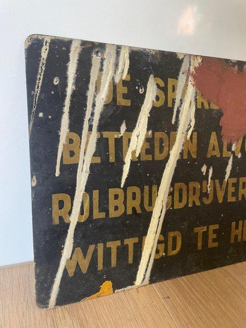 Reclamebord - Metaal, Antiek en Kunst, Antiek | Wandborden en Tegels