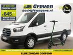 Ford E-Transit 390 68 kWh L2H2 C-Rijbewijs! 184PK AUT €645pm, Automaat, Wit, Elektrisch, Nieuw