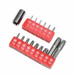 Benson Bitset Torx - Chroom Vanadium - 16-delig - Inclusi..., Doe-het-zelf en Verbouw, Gereedschap | Boormachines, Ophalen of Verzenden