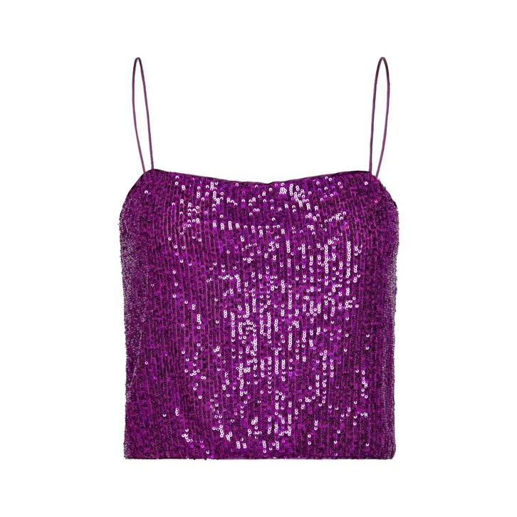 Baum und Pferdgarten • pailletten top • S, Kleding | Dames, Tops, Paars, Nieuw, Maat 36 (S), Verzenden