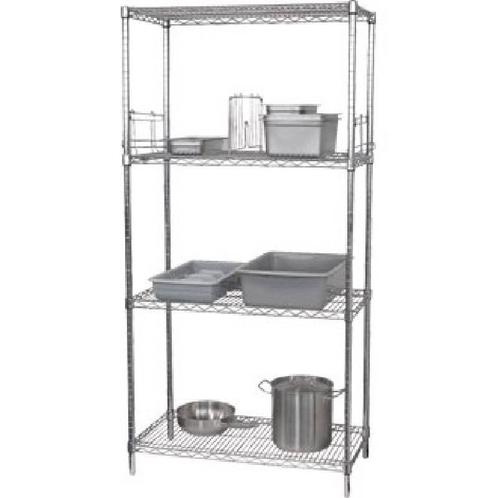 Chroom Voorraadrek 183(h)x91,5(b) x 61(d)cm Vogue, Zakelijke goederen, Horeca | Meubilair en Inrichting, Verzenden