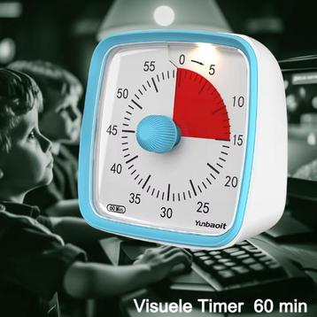 Visuele Timer Kinderen Met Nachtlampje - 60 Minuten - Blauw beschikbaar voor biedingen